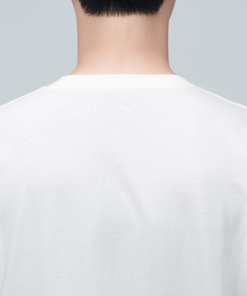 MUSINSA STANDARD（ムシンサスタンダード）の「レイヤードクルーネックTシャツ_通常丈 [クリーム]（Tシャツ/カットソー・メンズ・その他・SMALL/MEDIUM/LARGE/X-LARGE/XX-LARGE/X-SMALL）」の11枚目の写真