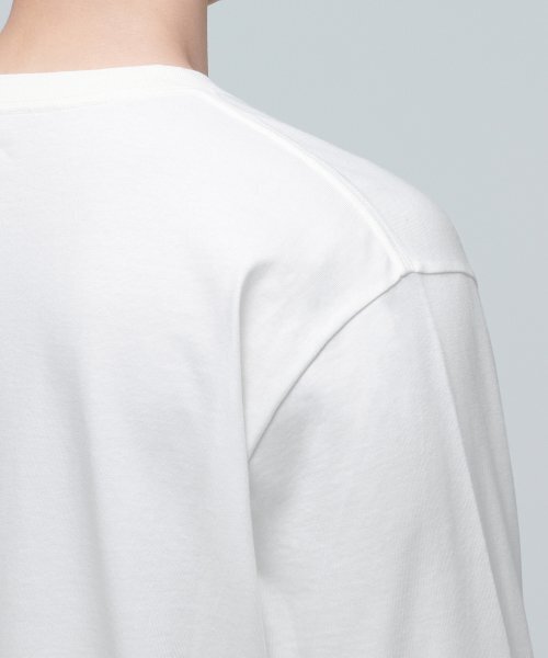 MUSINSA STANDARD（ムシンサスタンダード）の「レイヤードクルーネックTシャツ_通常丈 [クリーム]（Tシャツ/カットソー・メンズ・その他・SMALL/MEDIUM/LARGE/X-LARGE/XX-LARGE/X-SMALL）」の12枚目の写真