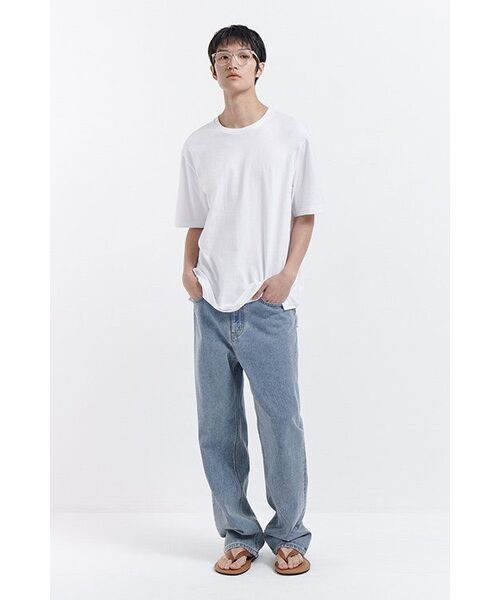 MUSINSA STANDARD（ムシンサスタンダード）の「レイヤードクルーネックTシャツ_通常丈 [クリーム]（Tシャツ/カットソー・メンズ・その他・SMALL/MEDIUM/LARGE/X-LARGE/XX-LARGE/X-SMALL）」の17枚目の写真