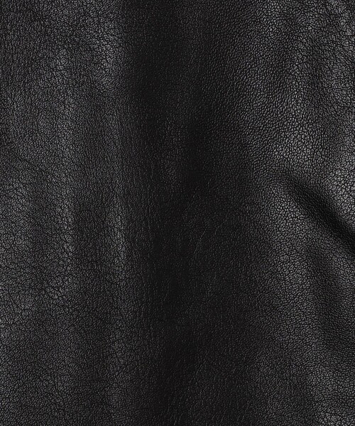 NOLLEY'S LIGHT（ノーリーズライト）の「フェイクレザートラッカージャケット（ライダースジャケット・メンズ・ブラック・M/L）」の13枚目の写真