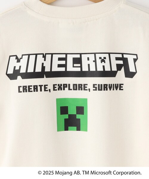 SHOO・LA・RUE(シューラルー)の「【マインクラフト】アソートプリントスウェット(スウェット・キッズ・アイボリー/パープル系4/チャコールグレー・11/12/13/14/15 /10)」の10枚目の写真