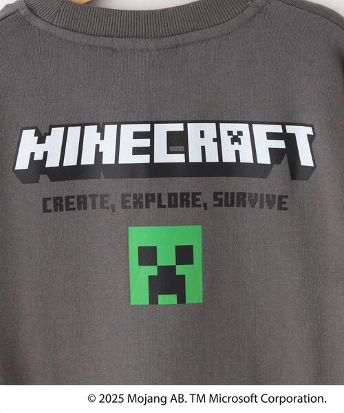 SHOO・LA・RUE(シューラルー)の「【マインクラフト】アソートプリントスウェット(スウェット・キッズ・アイボリー/パープル系4/チャコールグレー・11/12/13/14/15 /10)」の12枚目の写真