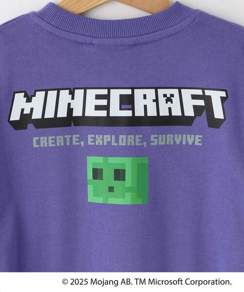 SHOO・LA・RUE(シューラルー)の「【マインクラフト】アソートプリントスウェット(スウェット・キッズ・アイボリー/パープル系4/チャコールグレー・11/12/13/14/15 /10)」の14枚目の写真