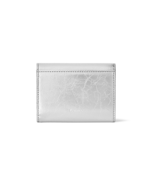FENNEC(フェネック)の「CRINKLE TRIANGLE DOCO WALLET - SILVER(札入れ/マネークリップ・レディース・その他・FREE)」の3枚目の写真