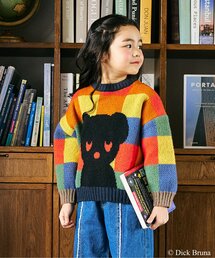 Dick Bruna（ディックブルーナ）の「ブラック・ベア　ニットプルオーバー（ニット/セーター）」