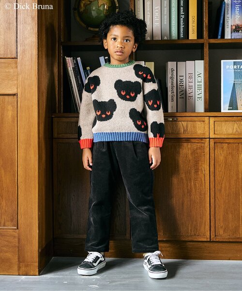 ブラック・ベア ニットプルオーバー（ニット/セーター）｜Dick Bruna