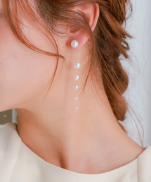 Retica（レティカ）の「アクセサリー グラデーションパールロングピアス結婚式（ピアス（両耳用））」