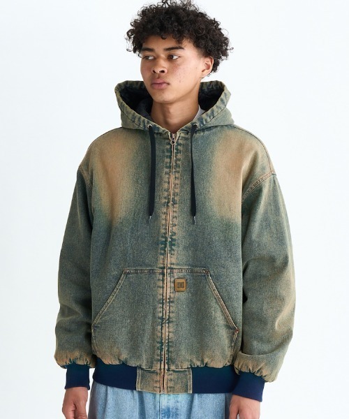 DC SHOES（ディーシーシューズ）の「ディーシーシューズ  25 PADDED HOOD JACKET アウトドアカジュアル ジャケット（マウンテンパーカー・メンズ・ブラウン/チャコールグレー・M/L/LL）」の2枚目の写真