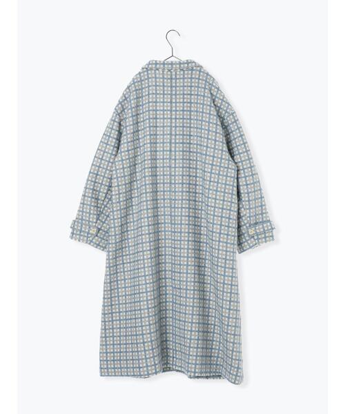 セール】【尾州ウール】フラワー柄ジャカードコート（その他アウター