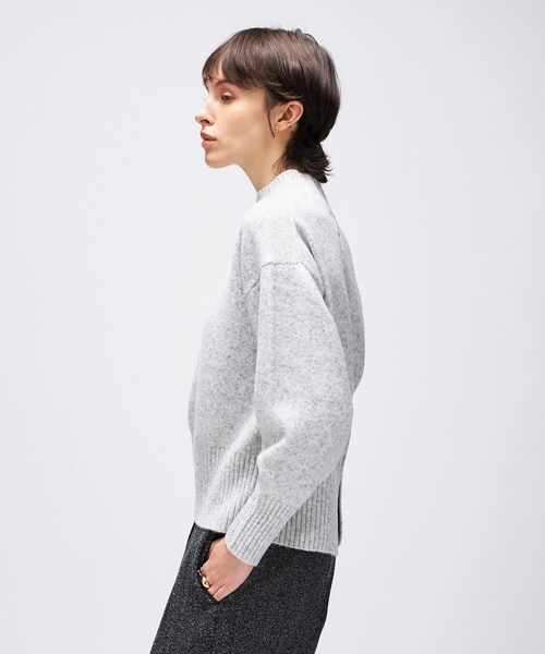 cloenc（クロエンス）の「【手洗い可】ラメハイネックニットプルオーバー（ニット/セーター・レディース・オフホワイト/ライトグレー系8/チャコール/ピンク系1/ベージュ系その他2・02）」の20枚目の写真