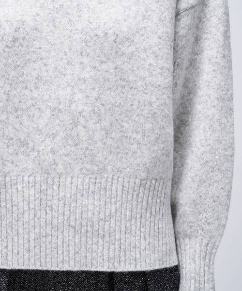 cloenc（クロエンス）の「【手洗い可】ラメハイネックニットプルオーバー（ニット/セーター・レディース・オフホワイト/ライトグレー系8/チャコール/ピンク系1/ベージュ系その他2・02）」の18枚目の写真