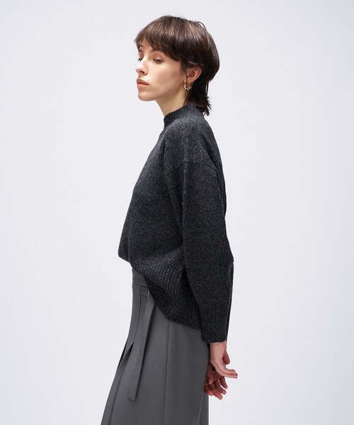 cloenc（クロエンス）の「【手洗い可】ラメハイネックニットプルオーバー（ニット/セーター・レディース・オフホワイト/ライトグレー系8/チャコール/ピンク系1/ベージュ系その他2・02）」の15枚目の写真