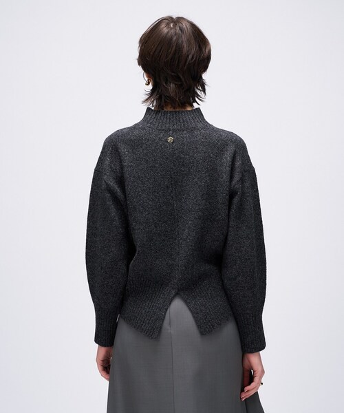 cloenc（クロエンス）の「【手洗い可】ラメハイネックニットプルオーバー（ニット/セーター・レディース・オフホワイト/ライトグレー系8/チャコール/ピンク系1/ベージュ系その他2・02）」の14枚目の写真