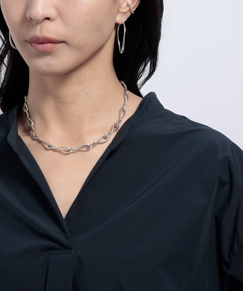 LAH(エルエーエイチ)の「フープピアス(ピアス(両耳用)・レディース・シルバー・ONE SIZE)」の6枚目の写真