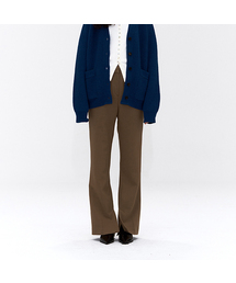 ERER（エルエル）の「ブーツカットドレスパンツ キャメル（スラックス）」