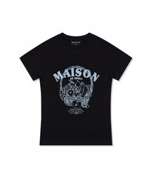 ウィメンズフルーツスパンシングルジャージ半袖Tシャツブラックブルー(FCD2TS512W)