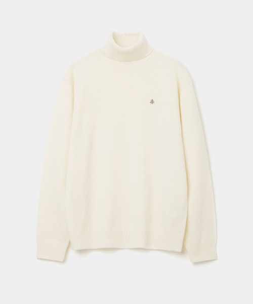 UNIFORM BRIDGE(ユニフォームブリッジ)の「merino wool turtle neck knit ivory(ニット/セーター・メンズ・その他・SMALL/MEDIUM/LARGE/X-LARGE/XX-LARGE)」の1枚目の写真