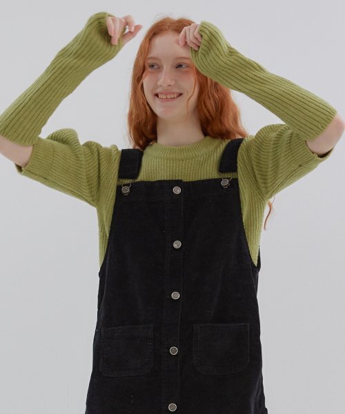 ANOETIC(アノエティック)の「WARMER KNIT SWEATER_GREEN(ニット/セーター・レディース・グリーン・FREE)」の1枚目の写真