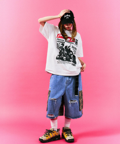 SCHISM INDUCING(スキズムインデューシング)の「HYBRID DEMO SHORTS, BLUE(その他パンツ・レディース・その他・SMALL/LARGE)」の14枚目の写真