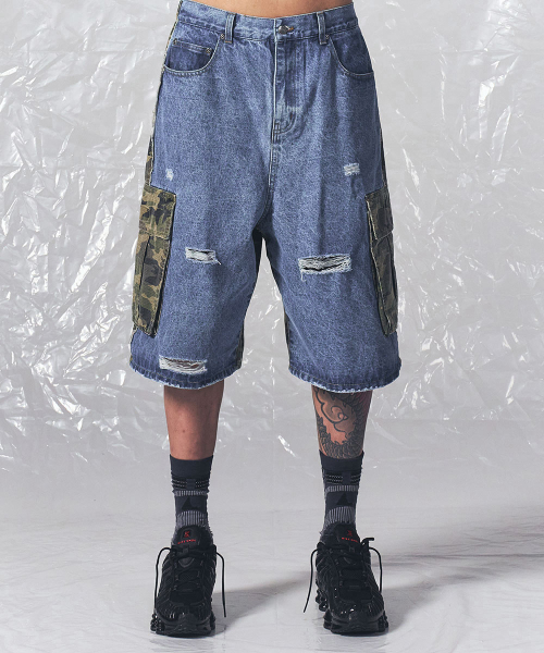 SCHISM INDUCING(スキズムインデューシング)の「HYBRID DEMO SHORTS, BLUE(その他パンツ・レディース・その他・SMALL/LARGE)」の12枚目の写真
