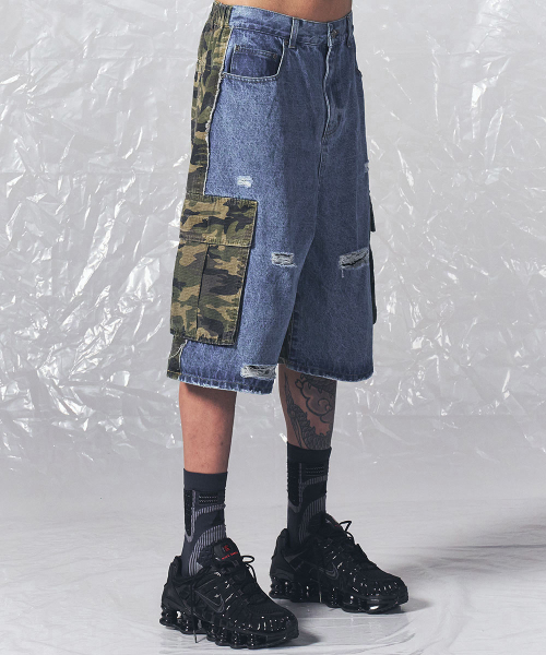 SCHISM INDUCING(スキズムインデューシング)の「HYBRID DEMO SHORTS, BLUE(その他パンツ・レディース・その他・SMALL/LARGE)」の10枚目の写真