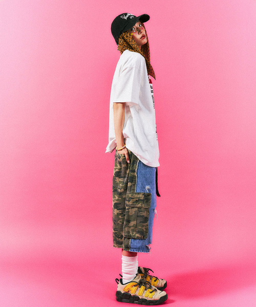 SCHISM INDUCING(スキズムインデューシング)の「HYBRID DEMO SHORTS, BLUE(その他パンツ・レディース・その他・SMALL/LARGE)」の4枚目の写真