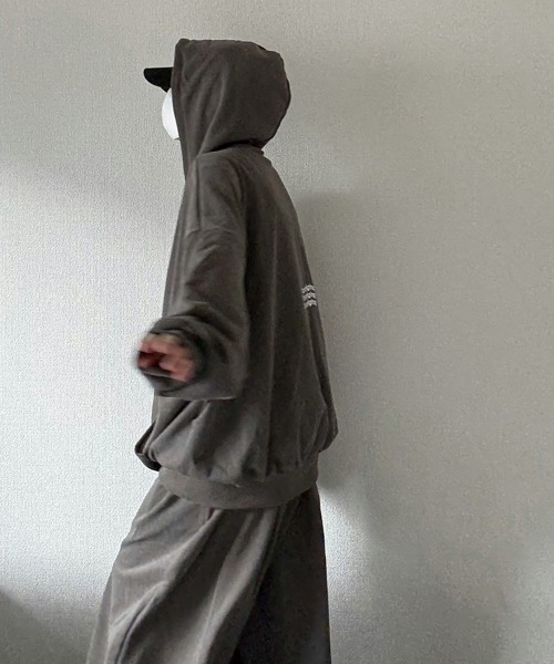 セール】Pigment Logo Sweat Hoodie/ピグメントロゴスウェット