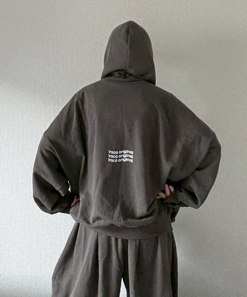 セール】Pigment Logo Sweat Hoodie/ピグメントロゴスウェット