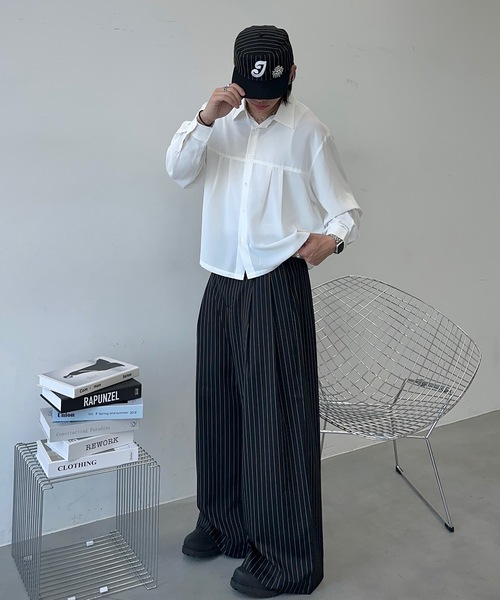 MandO(エムオー)(エムオー)の「2WAYカラビナ付きアクセントワイドアソートパンツ(スラックス・メンズ・ブラック系その他/ブラック・LARGE/MEDIUM/SMALL)」の17枚目の写真