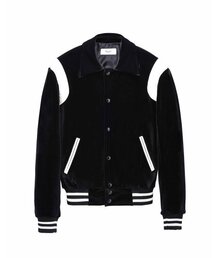 ROLLINGSTUDIOS（ローリングスタジオ）の「VELVET VARSITY JACKET BLACK（スタジャン）」