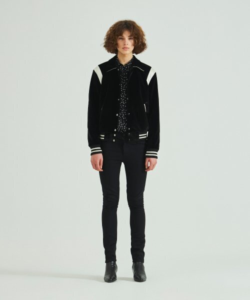 ROLLINGSTUDIOS(ローリングスタジオ)の「VELVET VARSITY JACKET BLACK(スタジャン・レディース・その他・X-SMALL/XX-LARGE/SMALL/LARGE/MEDIUM/X-LARGE)」の17枚目の写真