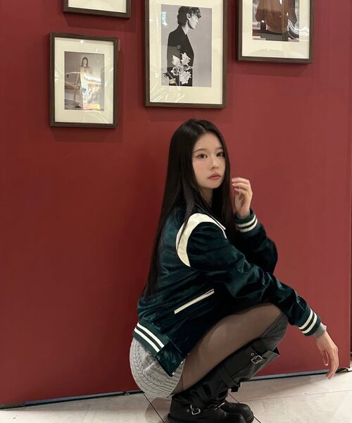 ROLLINGSTUDIOS(ローリングスタジオ)の「VELVET VARSITY JACKET BLACK(スタジャン・レディース・その他・X-SMALL/XX-LARGE/SMALL/LARGE/MEDIUM/X-LARGE)」の7枚目の写真