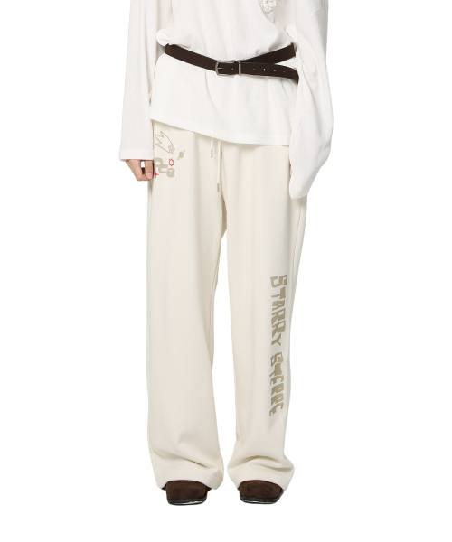 PIECEMAKER（ピースメーカー）の「STARRY STEPPE DONKEY SWEAT PANTS (IVORY)（スウェットパンツ・レディース・その他・MEDIUM/LARGE）」の2枚目の写真
