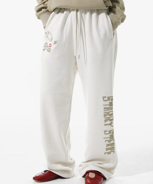 PIECEMAKER（ピースメーカー）の「STARRY STEPPE DONKEY SWEAT PANTS (IVORY)（スウェットパンツ・レディース・その他・MEDIUM/LARGE）」の3枚目の写真