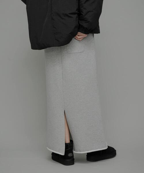 URBAN RESEARCH Sonny Label（アーバンリサーチサニーレーベル）の「裏起毛スウェットナロースカート（スカート・レディース・ブラック/グレー・FREE）」の5枚目の写真