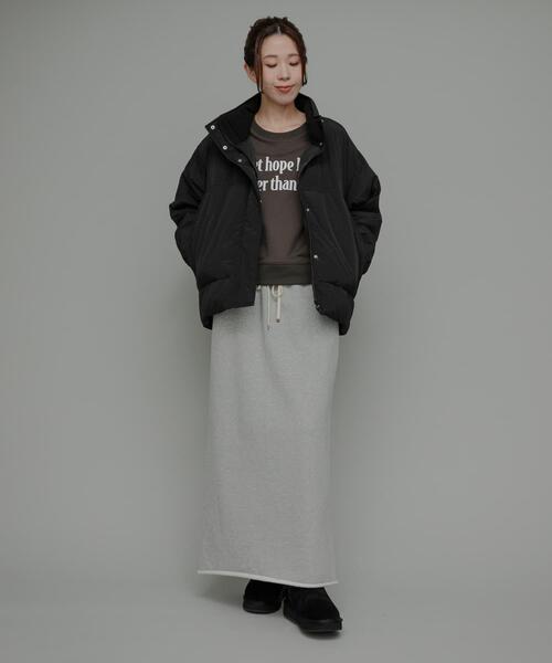 URBAN RESEARCH Sonny Label（アーバンリサーチサニーレーベル）の「裏起毛スウェットナロースカート（スカート・レディース・ブラック/グレー・FREE）」の6枚目の写真