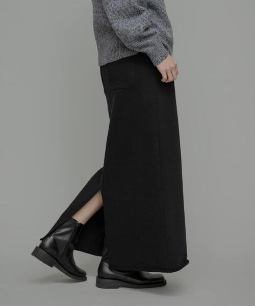 URBAN RESEARCH Sonny Label（アーバンリサーチサニーレーベル）の「裏起毛スウェットナロースカート（スカート・レディース・ブラック/グレー・FREE）」の19枚目の写真