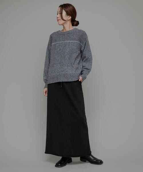 URBAN RESEARCH Sonny Label（アーバンリサーチサニーレーベル）の「裏起毛スウェットナロースカート（スカート・レディース・ブラック/グレー・FREE）」の20枚目の写真