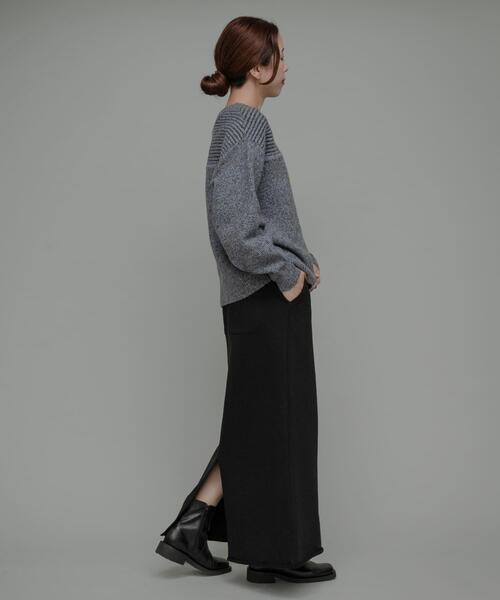 URBAN RESEARCH Sonny Label（アーバンリサーチサニーレーベル）の「裏起毛スウェットナロースカート（スカート・レディース・ブラック/グレー・FREE）」の21枚目の写真