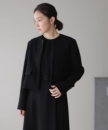 Andemiu | 【WEB限定/T.P.O/2026】ノーカラージャケット608058(ノーカラージャケット)