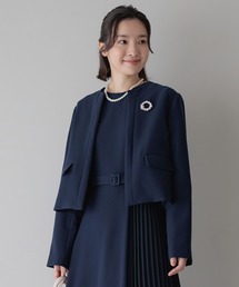 Andemiu | 【WEB限定/T.P.O/2026】ノーカラージャケット608058(ノーカラージャケット)