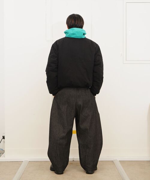 FOSTEX GARMENTS（フォステックスガーメンツ）の「FOSTEX MCD / フォステックスエムシーディー SUN-FADED COTTON PADDED BOMBER（MA-1・メンズ・ブラック/カーキ・X-SMALL/SMALL/MEDIUM）」の5枚目の写真