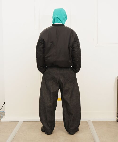 FOSTEX GARMENTS（フォステックスガーメンツ）の「FOSTEX MCD / フォステックスエムシーディー SUN-FADED COTTON PADDED BOMBER（MA-1・メンズ・ブラック/カーキ・X-SMALL/SMALL/MEDIUM）」の11枚目の写真