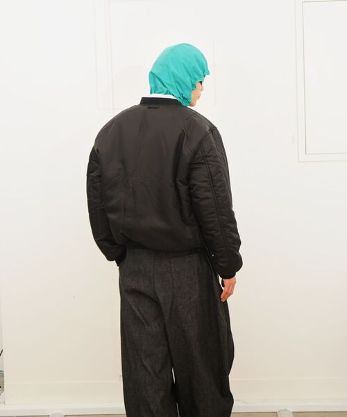 FOSTEX GARMENTS（フォステックスガーメンツ）の「FOSTEX MCD / フォステックスエムシーディー SUN-FADED COTTON PADDED BOMBER（MA-1・メンズ・ブラック/カーキ・X-SMALL/SMALL/MEDIUM）」の14枚目の写真