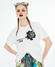 スリーピングローズTシャツ[ホワイト]