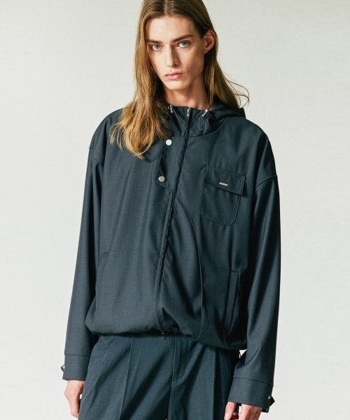 S SY(エスエスワイ)の「フロントアーチカバー フードパーカー ブルゾン グレー(ブルゾン・メンズ・その他・LARGE/MEDIUM)」の7枚目の写真