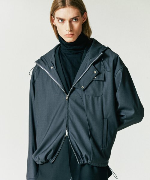 S SY(エスエスワイ)の「フロントアーチカバー フードパーカー ブルゾン グレー(ブルゾン・メンズ・その他・LARGE/MEDIUM)」の9枚目の写真