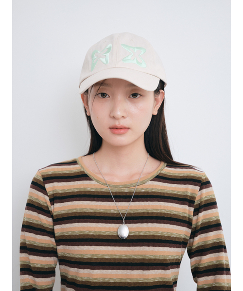 MUWM(ムウム)の「ラッキールーキー ボールキャップ (クリームベージュ)(キャップ・レディース・その他・FREE)」の2枚目の写真