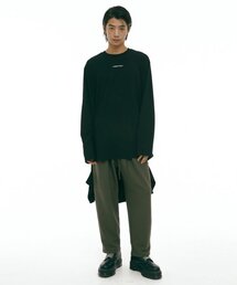 ツーウェイハイブリッドTシャツ[ブラック]