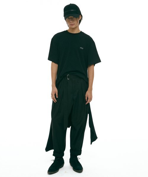 HYII（ハイトゥ）の「ツーウェイハイブリッドTシャツ[ブラック]（Tシャツ/カットソー・メンズ・その他・LARGE/MEDIUM/SMALL）」の2枚目の写真